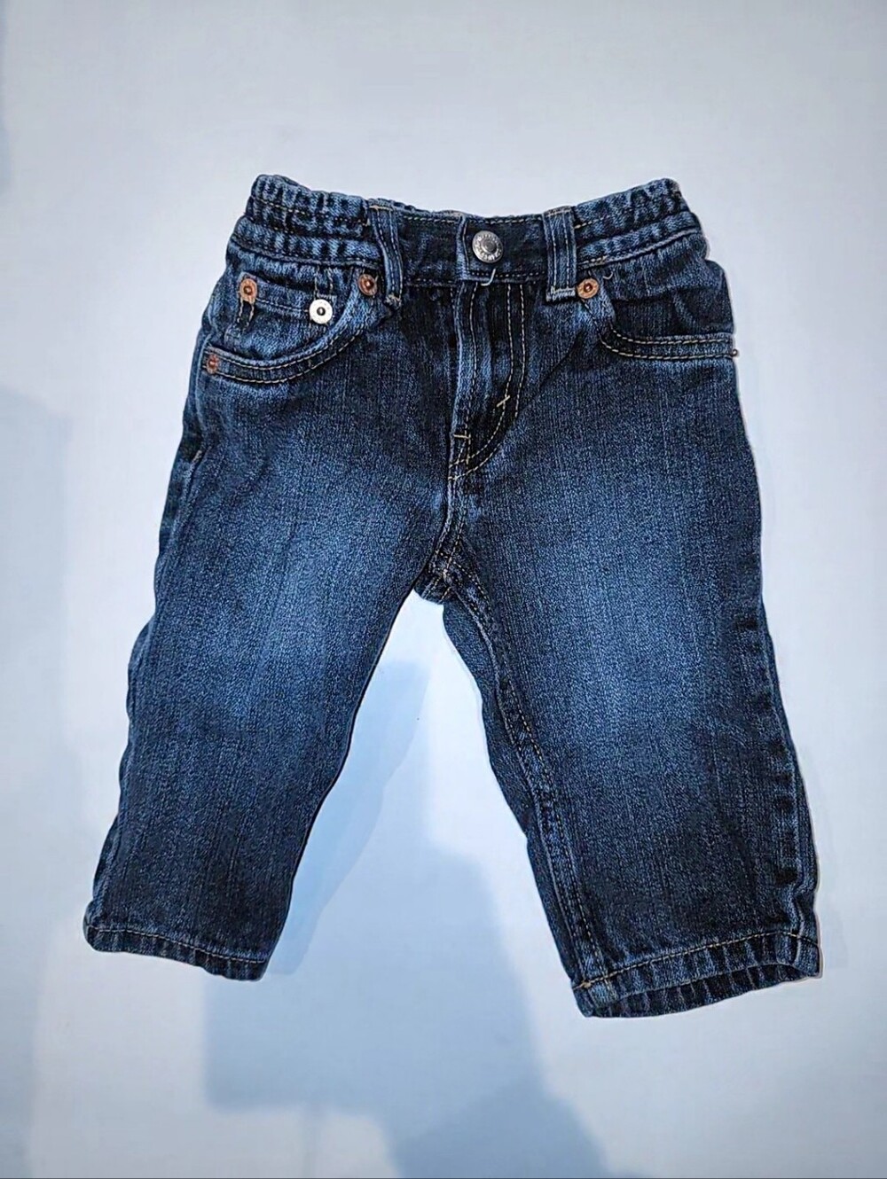 EUC | 12M | Levi’s | Dark Wash My First Levi’s Straight Leg Baby Jeans